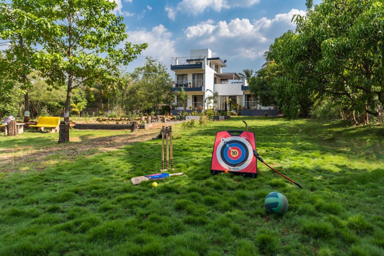 Saffronstays Lakeview Nivara - Farm Stay Villa With Private Pool Near Pune Exterior photo